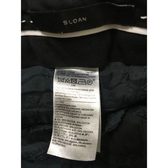 Banana Republic Sloan 2L Navy Blue Pants With 2 Small Pockets Front & Back - Picture 4 of 5